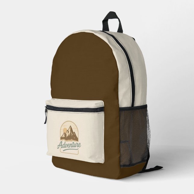 Adventure Print Cut Sew Bag Bedruckter Rucksack (Rückseitige Ecke Rechts)