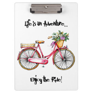 Adventure Quote Klemmbrett