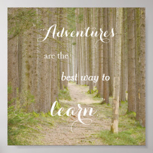 Adventure Quote Typografie Poster