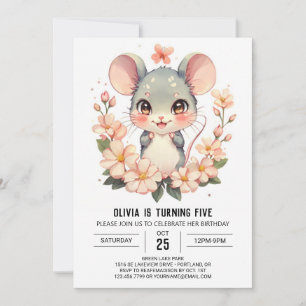 Adventure Rodent Mouse Geburtstag Einladung