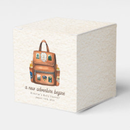 Adventure Ruckpack + Flaschen Woodland Babydusche Geschenkschachtel