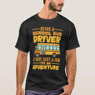 Adventure School Bus Driver Vintage Distressed T-Shirt