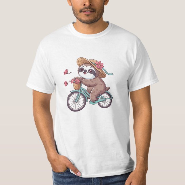 Adventure Slot auf dem Bike, Niedlicher Schlitten  T-Shirt (Vorderseite)