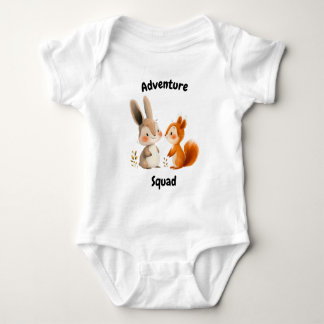 Adventure Squad Rabbit and Eichhörnchen - Niedlich Baby Strampler