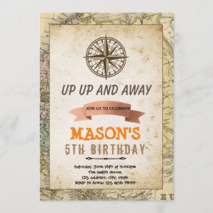 Adventure-Thema Geburtstagsveranstaltung Einladung