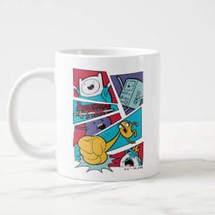 Adventure Time   Action Panel Graphic Jumbo-Tasse