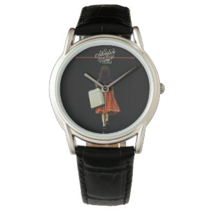 Adventure time - Girl mit Koffer T - Shirt Charm Armbanduhr