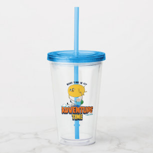 Adventure Time Jake Floating With Finn Acryltrinkbecher