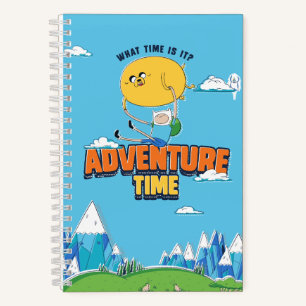 Adventure Time   Jake Floating With Finn Notizbuch