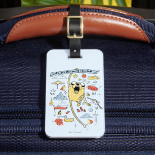 Adventure Time "Party" Jake Sketch Gepäckanhänger