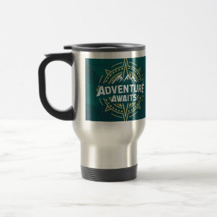 Adventure Travel Emblem Tasse für Adventure-Liebha