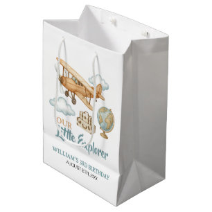 Adventure Travel Little Explorer Geburtstag Mittlere Geschenktüte