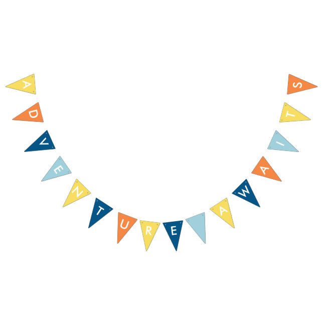 Adventure Wartet Flag Party Banner (Alle)