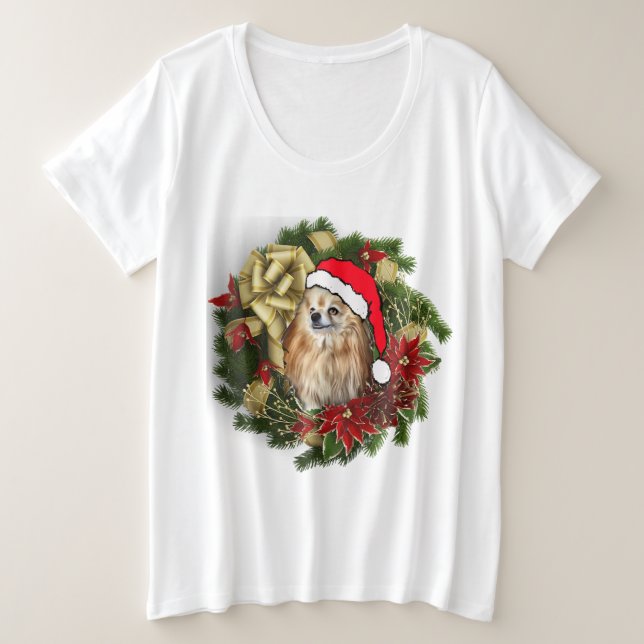 Adventure-Weihnachten-Spitz Große Größe T-Shirt (Design vorne)