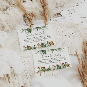 Adventure Woodland Mushroom Baby Boy Dusche Begleitkarte