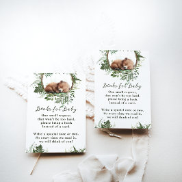 Adventure Woodland Mushroom Fern Baby Boy Dusche Begleitkarte