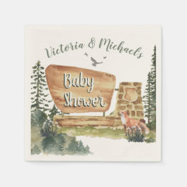 Adventure Woodland Nationalpark Kinderdusche Serviette