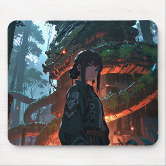 🏞️ 🗺️ Adventurer Girl Mousepad - tapfer, kühl, U