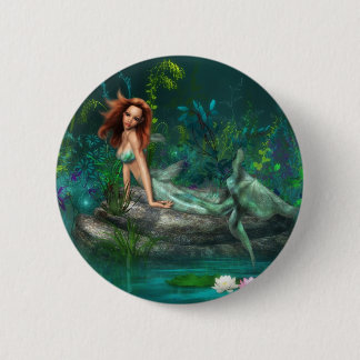 Adventurine Meerjungfrau Button