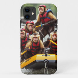 Adventurous Kapuzineraffen Whitewater Rafting Case-Mate iPhone Hülle