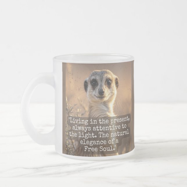 Adventurous Meerkat Living Mattglastasse (Links)