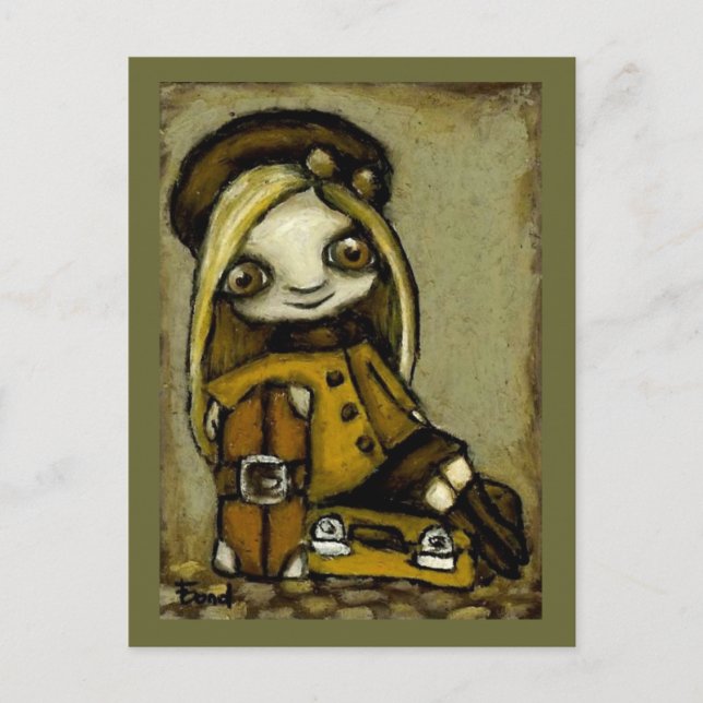 Adventurous Wendy - Elf Postkarte (Vorderseite)