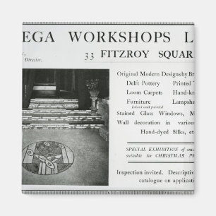 Adverisement für Omega Workshops Ltd Magnet