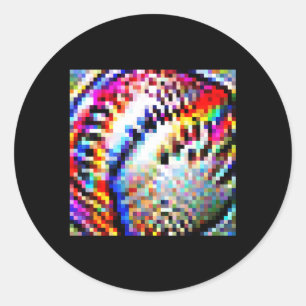 Adversarial Anti-Facial Recognition Camouflage Inv Runder Aufkleber