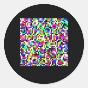 Adversarial Anti-Facial Recognition Camouflage Inv Runder Aufkleber