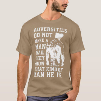 Adversities Gym Motivierend T-Shirt
