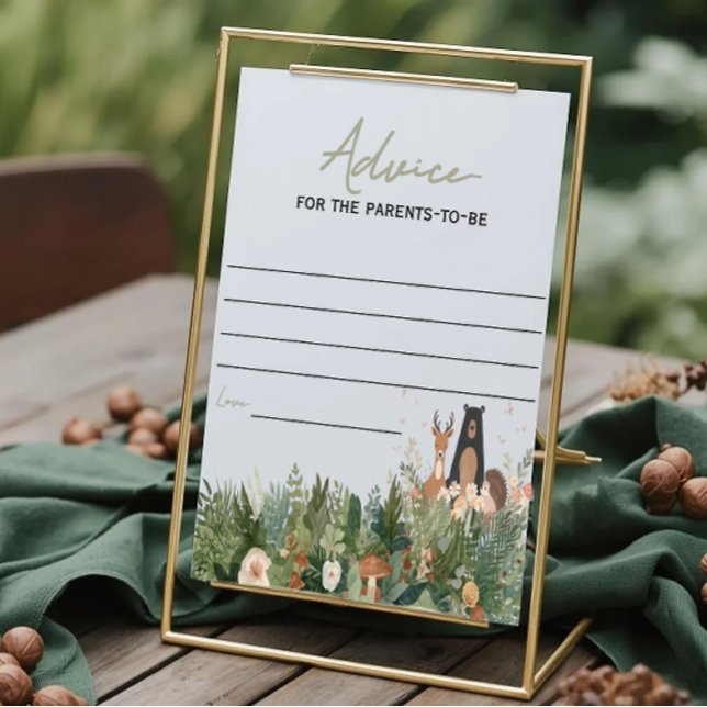 Advice for the parents minimalist woodland  (Von Creator hochgeladen)