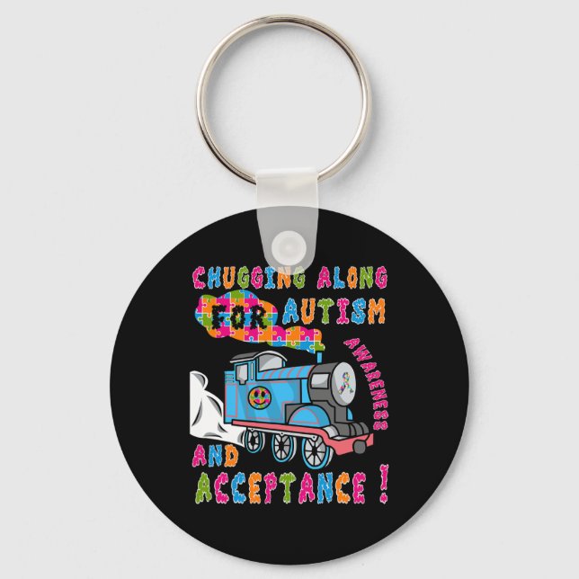 Advocate Accepttrain Puzzle Cool Autismus Aware Schlüsselanhänger (Vorderseite)