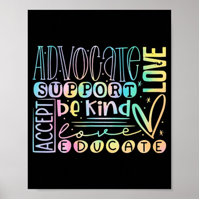 Advocate Liebe Support akzeptieren, mit freundlich Poster (Vorne)