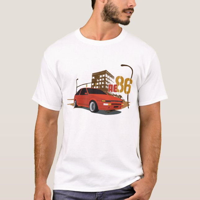 AE86 - Trueno - Levin T-Shirt (Vorderseite)