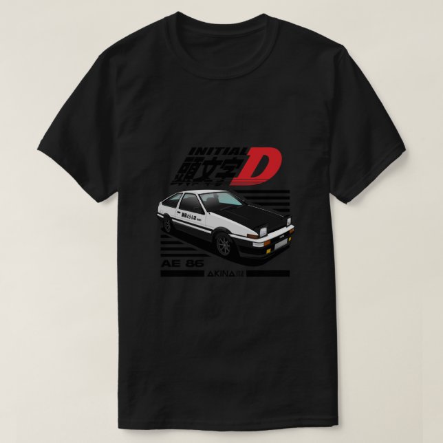 AE86 Ursprünglicher D Essenzieller T - Shirt (Design vorne)