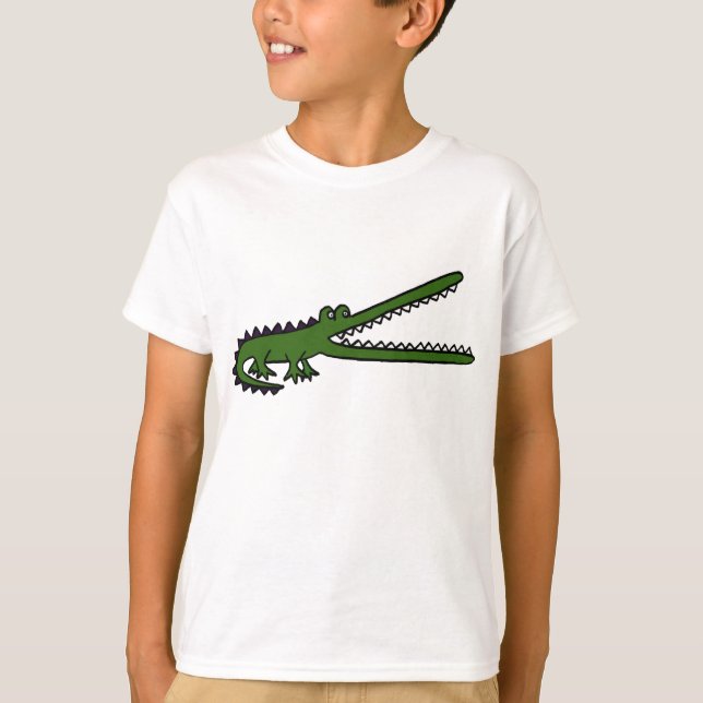 AE- Crocodile Cartoon T - Shirt (Vorderseite)