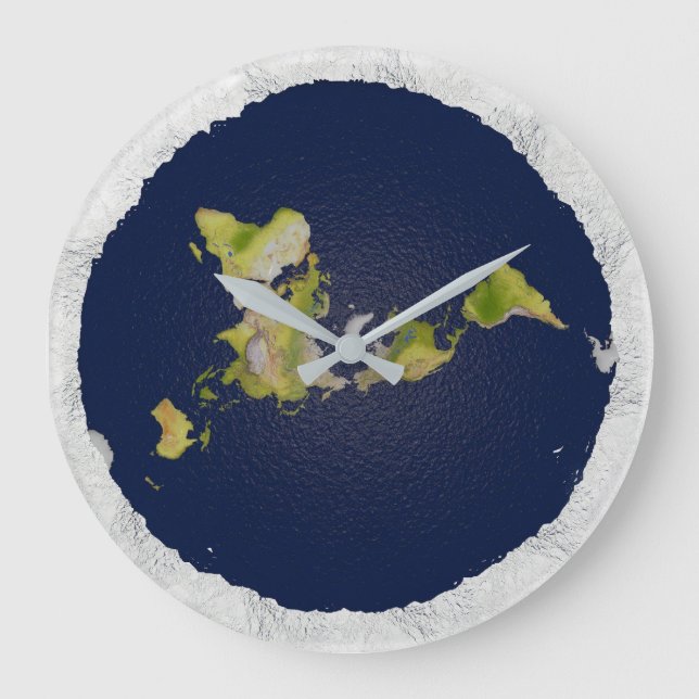 AE Map Clock Große Wanduhr (Vorderseite)