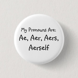 "AE-" Pronomen-Abzeichen Button