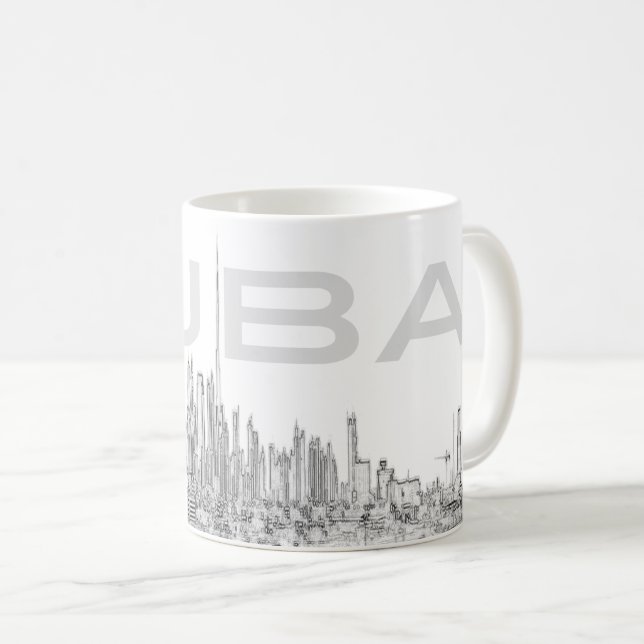 AE United Arab Emirates - Dubai - Marina Towers Kaffeetasse (VorderseiteRechts)