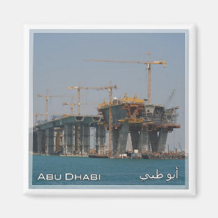 AE # Vereinigte Arabische Emirate Abu Dhabi - Brüc Magnet