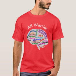 AE Warrior Brain mit Symptomdesign T-Shirt