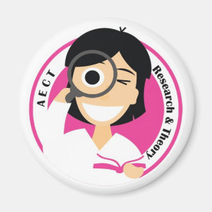 AECT Forschung und Theorie-Magnet-Weibliches Logo Magnet