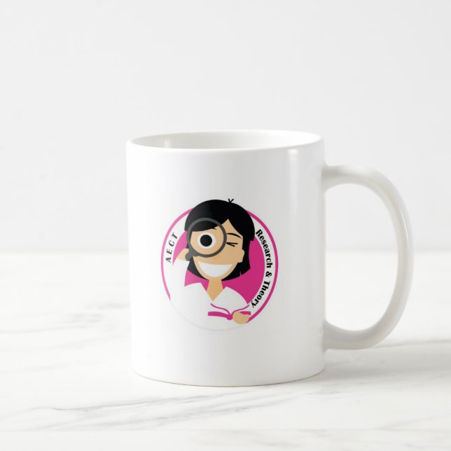 AECT Forschungs-und Theorie-Tasse - Frau Kaffeetasse (Rechts)