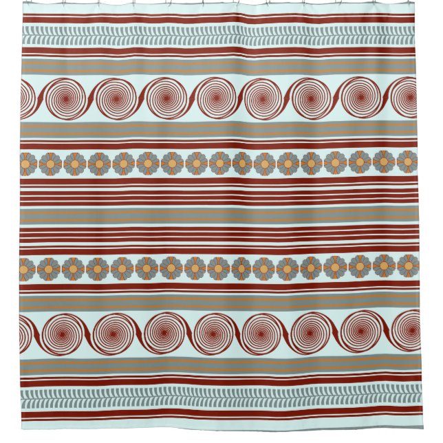 Aegean Sea Shotain Duschvorhang (Vorderseite)