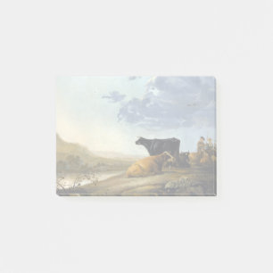 Aelbert Cuyp junge Hirte mit Kühen Post-it Klebezettel