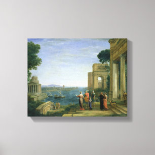 Aeneas and Dido in Carthage, 1675 Leinwanddruck