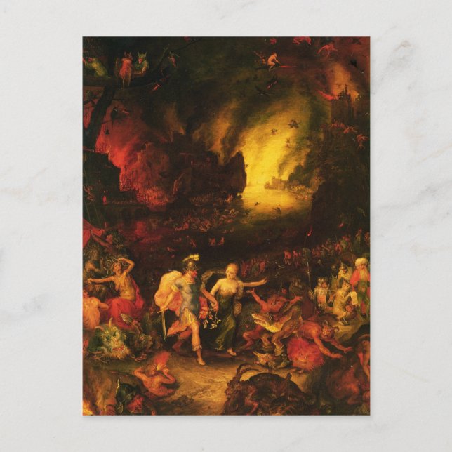 Aeneas in Hades Postkarte (Vorderseite)