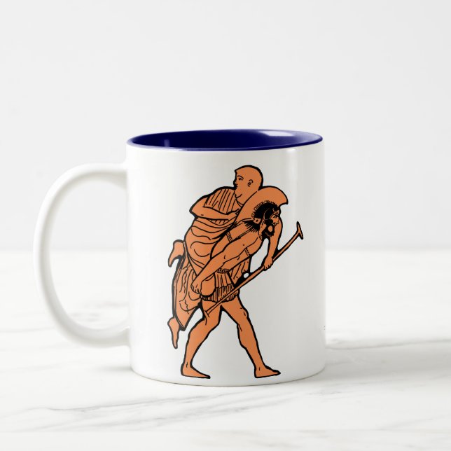Aeneas u. Anchises Tasse (Links)