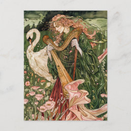 Aengus celtic God of Liebe and Beauty Postkarte