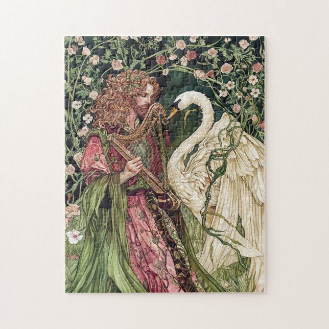 Aengus celtic God of Liebe and Beauty Puzzle (Vertikal)